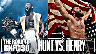 BKFC Ungloved  Road to BKFC 30 Lorenzo Hunt vs Quentin Henry [upl. by Aidnis]