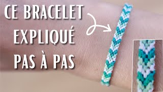 Tuto débutante  bracelet brésilien 3 couleurs ✨ Marion Blush [upl. by Waugh]