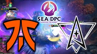 FNATIC vs POLARIS ESPORTS  AMAZING 70 MIN GAME  DPC SEA SPRING TOUR DIVISION 1 DOTA 2 [upl. by Wira]