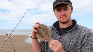 Shore Fishing Cleveleys Beach  Low Tide Session [upl. by Cosetta]