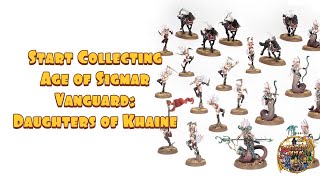 Start Collecting Age of Sigmar 3rd Edition Vanguard  Daughters of Khaine [upl. by Noivax]