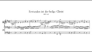 J S Bach quotErstanden ist der Heilge Christquot BWV 628 [upl. by Nyram]