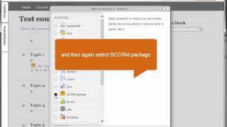 Uploading SCORM training course to moodle [upl. by Opaline10]