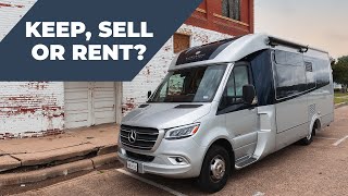 SELL KEEP OR RENT our Leisure Travel Van Time to decide [upl. by Sheya815]