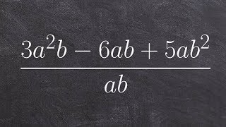 Dividing a polynomial by a monomial [upl. by Atarman]