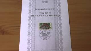 150 Jahre Rauhe Haus Hamburg  Briefmarke von 1983 [upl. by Reinaldos]