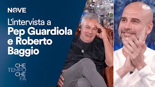 Lintervista a Pep Guardiola e Roberto Baggio  Che tempo che fa [upl. by Tnomed]