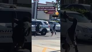 Cartwheeling Criminal Dodges Arrest😭 shorts shortvideo [upl. by Ponzo]