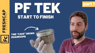 Start To Finish “PF Tek” For Growing Mushrooms At Home Part 1 [upl. by Tyler]