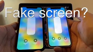 Display Unknown Part  How to know if your iPhone screen is original or fake [upl. by Ayimat625]