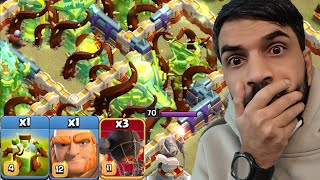 Using every troop to 3 STAR  Clash of clanscoc [upl. by Ennaitsirk]