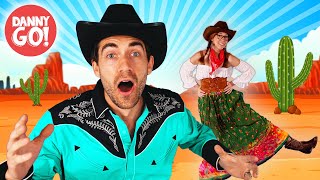 The Cowboy Dance 🤠  Danny Go Kids Brain Break Movement Songs [upl. by Thagard]