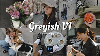 Greyish V1  Lightroom Mobile Preset Android iOS  Free Download DNG amp XMP [upl. by Ecyak]