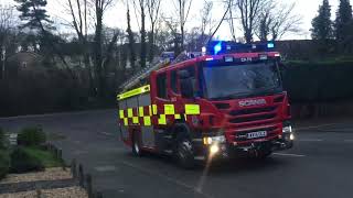 Retained Midhurst Fire Station Turnout [upl. by Ayahsal]