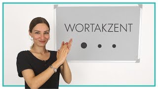 Betonung  Der Wortakzent im Deutschen Grundlagen [upl. by Nalyt]