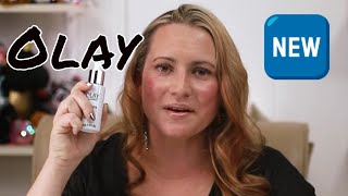 Olay Skincare NEW Collagen Peptide 24 Serum Review and How to Use [upl. by Haily]