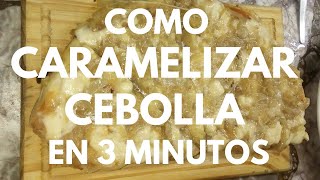 Como CARAMELIZAR CEBOLLA cocina cebollacaramelizada recetas almadecroto recetasfaciles [upl. by Kiki]