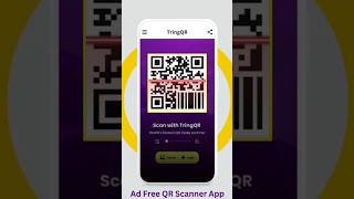 TringQR Fastest QR Scanner Ad Free Scanner 🚀 QRScanner NoAds QRCode madeinindia elonmusk [upl. by Belldas]