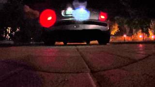 MINI Cooper R50 new exhaust insane noise and flames [upl. by Salokkin]