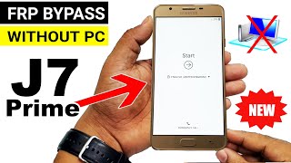 GOOGLEFRP BYPASS SAMSUNG J7 Prime  Very Easy Method Without PC🔥🔥🔥 [upl. by Rengaw]