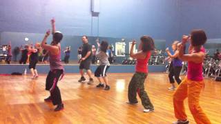 Zumba with Moe quotChurchquot [upl. by Eiramenna]