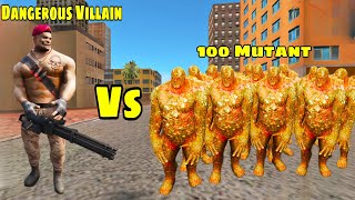 Dangerous Villain Can Complete Rope Heros New 10 Mutant Challenge   Rope Hero Vice Town [upl. by Erusaert227]