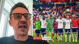 quotUnspectacular but getting throughquot  Gary Neville reacts to Englands QF win over Switzerland [upl. by Reynolds]