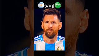 Messi HatTrick😯🔥Argentina Vs Saudi Arabia epic match short🥵🥶football youtube shorts messi [upl. by Mohr]