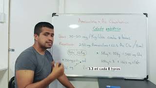 Cómo CALCULAR la dosis de AMOXICILINA MAD ACIDO CLAVULÁNICO en niños [upl. by Blanchard]