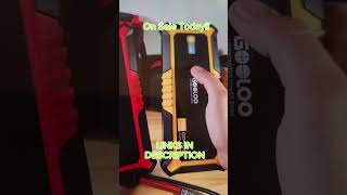 GOOLOO Jumpstarter 12V Car Jumper Pack gooloo jumper diesel gas deadbattery convient easy a [upl. by Markos]