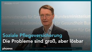 Prof Karl Lauterbach zur Lage der Sozialen Pflegeversicherung am 030724 [upl. by Inatirb]