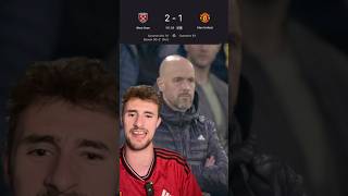 THEY WERE TRYING TO GET TEN HAG SACKED ON PURPOSE 😱😳  WEST HAM 21 MAN UNITED [upl. by Farlay]