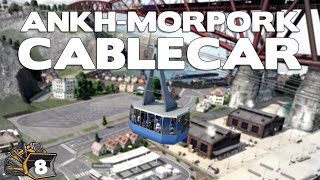 Cablecar over Ankh Morpork  Transport Fever 2 Peninsula part 8 [upl. by Simonne494]