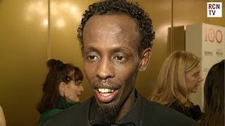 Barkhad Abdi Interview  Captain Philips amp Oscars [upl. by Hadeehsar]