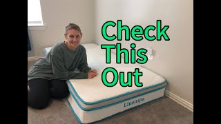 Linenspa 10 Inch Memory Foam and Spring Mattress Review [upl. by Weldon]