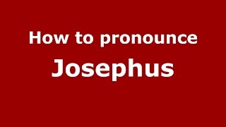 How to pronounce Josephus American EnglishUS  PronounceNamescom [upl. by Caldera]