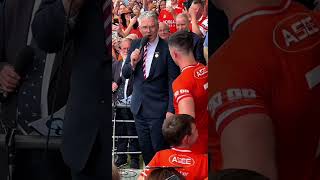 Jarlath Burns Speech Armagh Vs Galway [upl. by Sylera220]