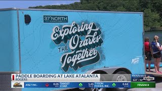 Paddle boarding at Lake Atlanta [upl. by Trakas]