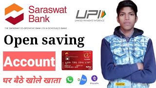 Saraswat bank account opening [upl. by Anilem]