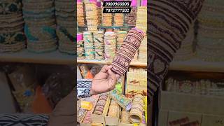 Charminar wholesale bangles bangles hyderabad charminar [upl. by Yruoc517]