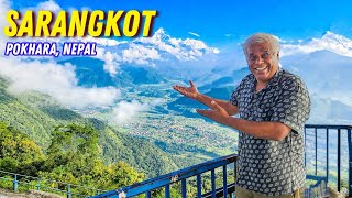 Most Beautiful Place In Pokhara Nepal 😍❤️ Sarangkot View Point Vlog4 [upl. by Idnahk]