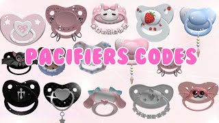 PACIFIER Accessory CODES for Berry AVEnue Bloxburg PT1 [upl. by Ammon]