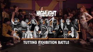 Tutting Exhibition Battle  stance  Highlight the Style [upl. by Raimes]