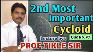 HOW TO DRAW CYCLOID IN ENGINEERING GRAPHICS AND DRAWING PART7 BY PROF TIKLE SIR [upl. by Attenahs]