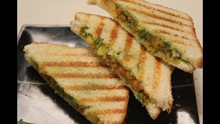 Jain Toast Sandwich  Jain Cuisine  Sanjeev Kapoor Khazana [upl. by Kelsey]