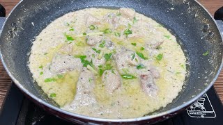 Restaurant Style Chicken White Karahi Recipe  White Chicken Karahi  Creamy Chicken Karahi Recipe [upl. by Eikcir]