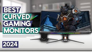 Best Curved Gaming Monitor 2024  Top 6 Best Curved Monitors Review [upl. by Aitram]