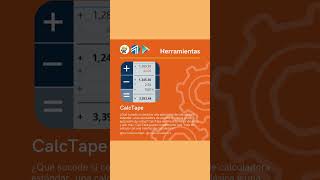 ⚡ Descubre la Aplicación CalcTape Tu herramienta imprescindible para cálculos rápidos 💡 shorts [upl. by Yekciv]