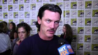 Luke Evans on the magic of ComicCon and the challenges of The Hobbit [upl. by Hamlen873]