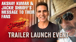 Akshay Kumar amp Jackie Shroff share a Heartwarming Message to Fans  Singham Again  Trailer Launch [upl. by Faxun893]